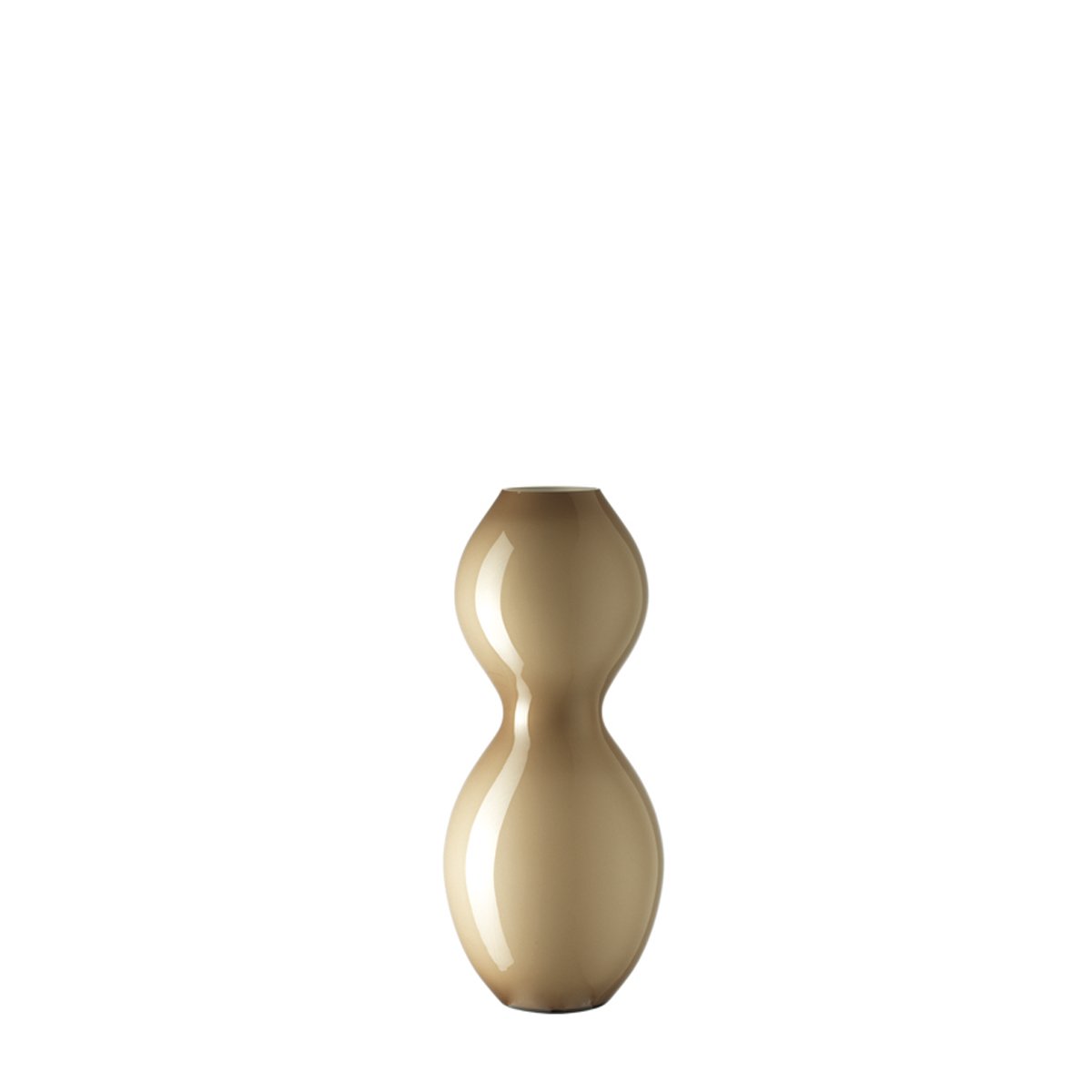 Cocco 037503 Beige Ceramic Vase - 8.7 Inches (22 cm) Tall Flower Holder for Home Decor, Wedding Centerpieces & Tabletop Arrangements