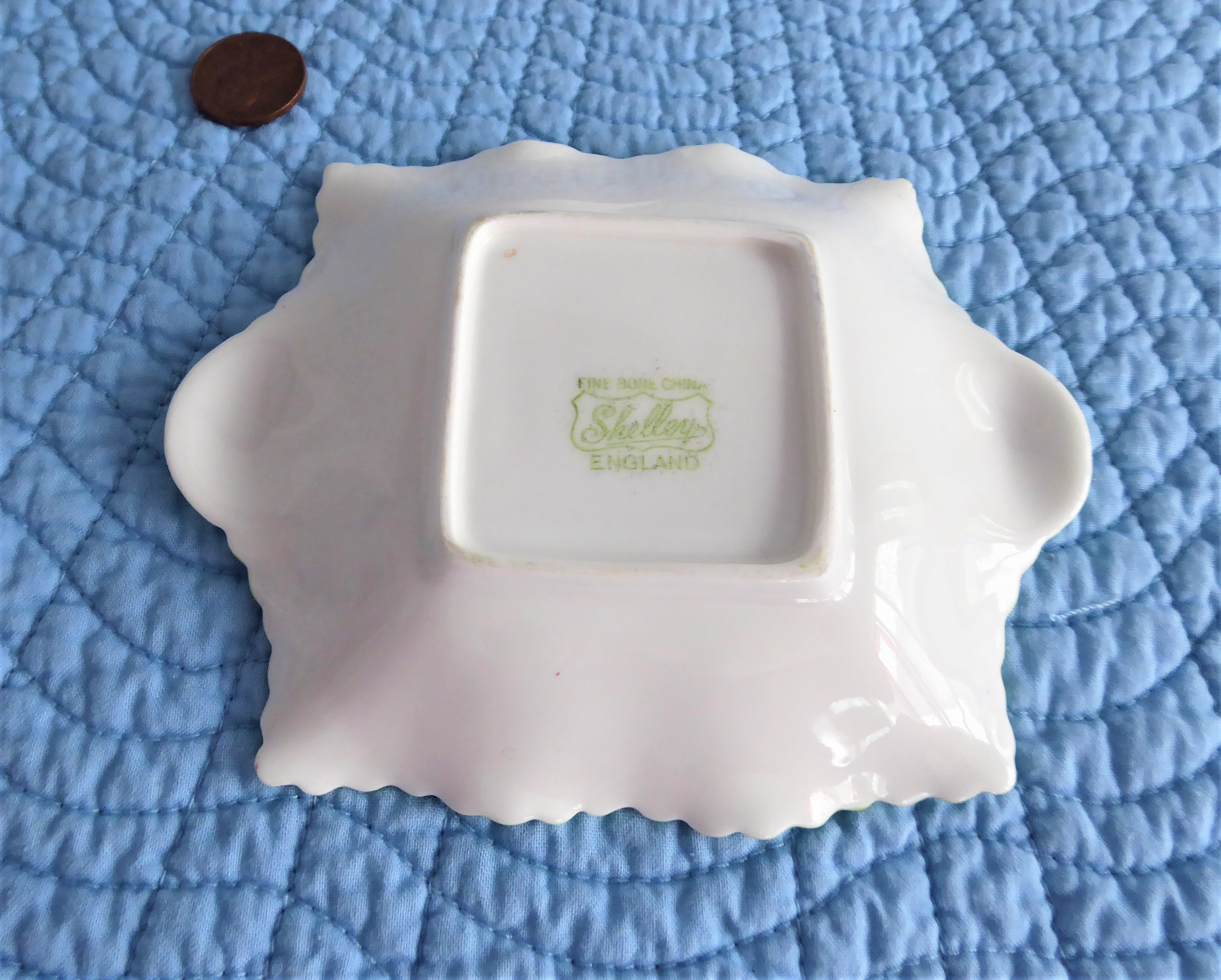 Vintage Shelley Dish Dainty Rosebud Chintz Sweetmeat Bon Bon - Perfect for Afternoon Tea, Dessert Serving & Collectible Display