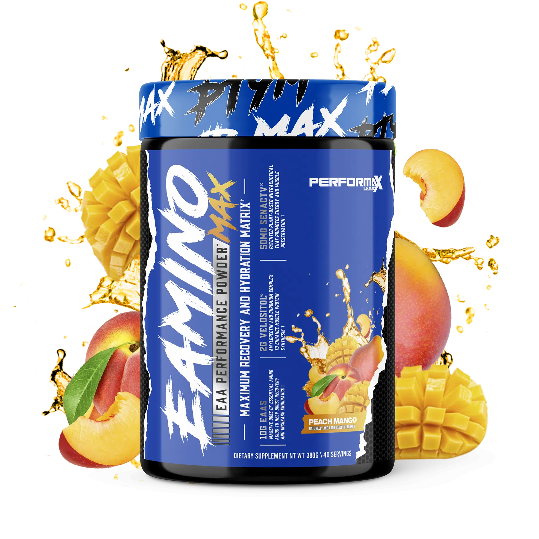 Performax Labs EAminoMax - Premium Essential Amino Acids (EAAs) Supplement for Muscle Recovery & Performance - Ideal for Athletes, Bodybuilders & Fitness Enthusiasts