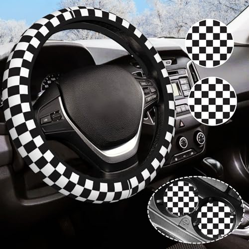 black and white checkered