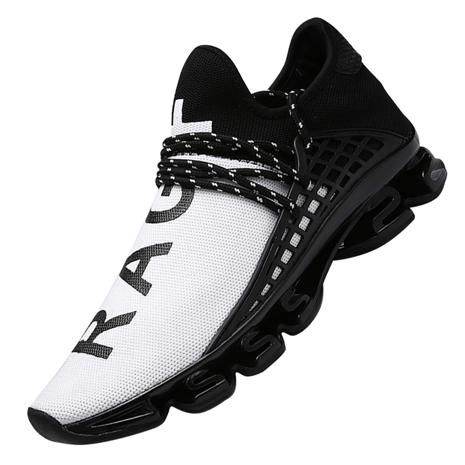 DUORO Men's Athletic Running Shoes - Non-Slip Blade Design for Road Running, Tennis & Walking | Lightweight Sport Sneakers for Gym, Workout & Daily Wear