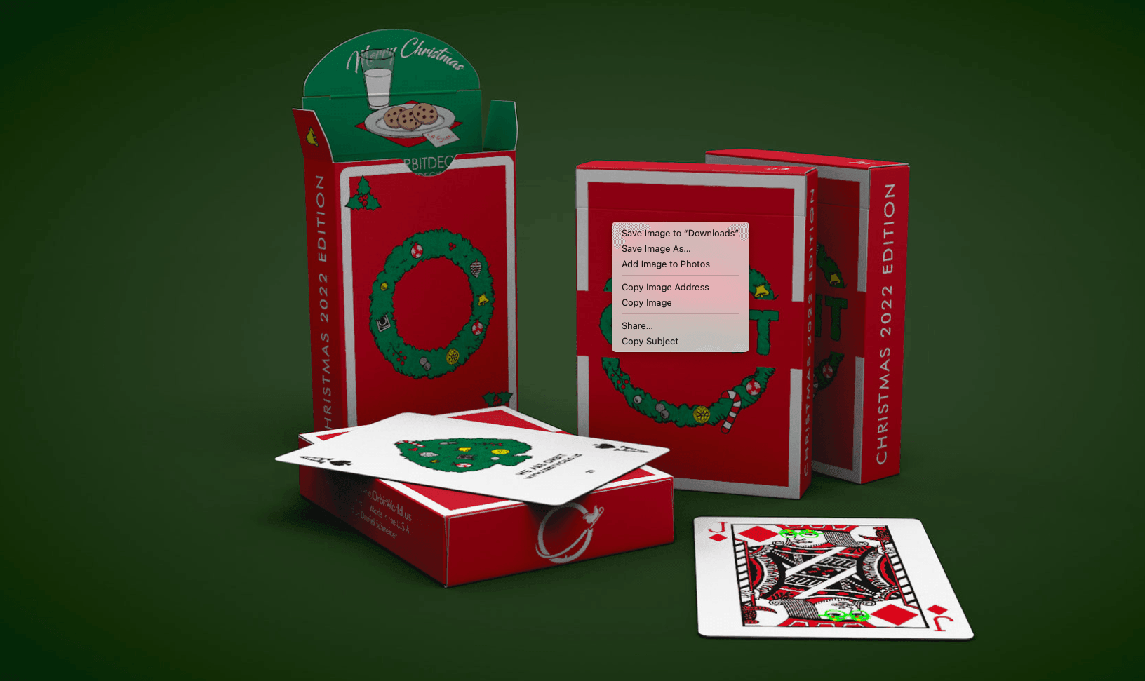 Orbit Christmas V2 Playing Cards - Premium Holiday-Themed Deck for Card Games, Magic Tricks & Collectors | Perfect for Christmas Gifts, Family Game Nights & Poker Parties