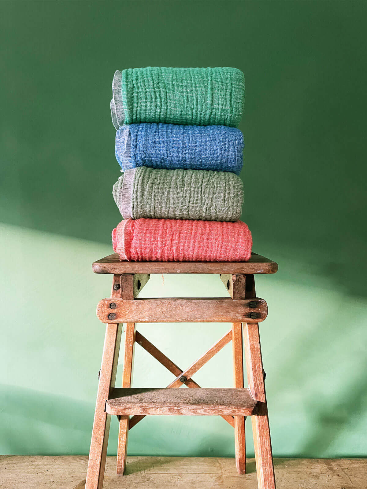 Premium Samos Hammam Towel - Soft & Absorbent Turkish Bath Towel in Melon & Quince Colors | Perfect for Spa, Beach, Yoga & Home Use