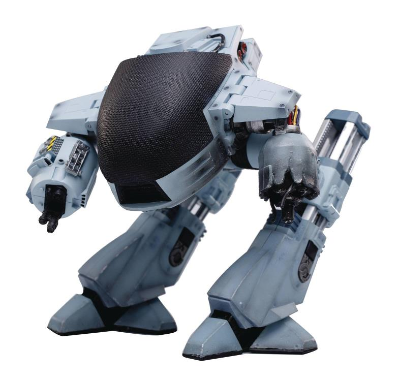 1/18 Scale HIYA 4-inch RoboCop ED-209 Battle Damaged Action Figure - Exquisite Mini Collectible Series for Display & Diorama Scenes