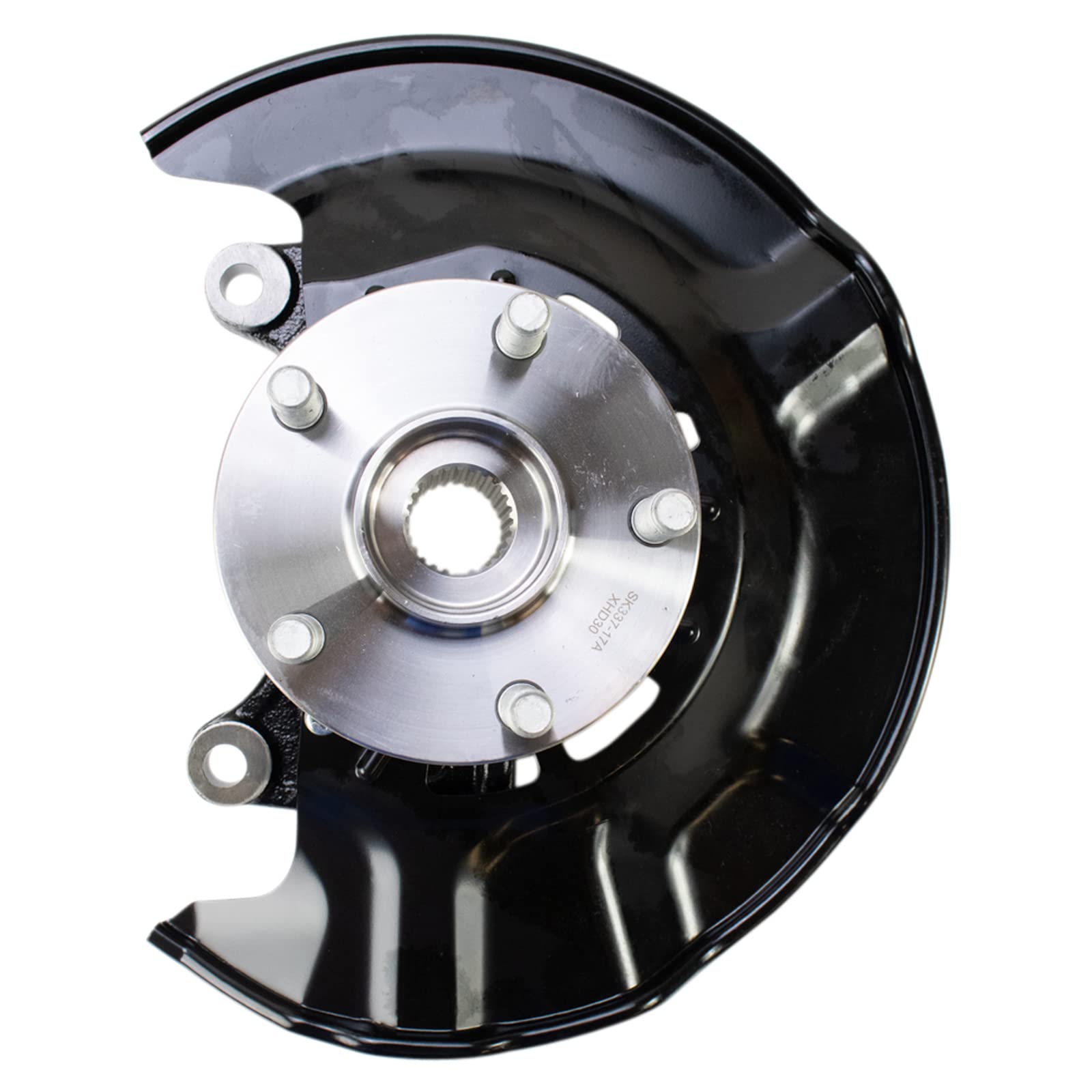 TRQ Front Steering Knuckle & Wheel Bearing Hub Assembly - Left Driver Side for 2009-2013 Toyota Corolla & Matrix | Replaces 698-381, 510070, 4321202220, 4321212440, 9052179002 | Perfect for Suspension Repair & Wheel Alignment