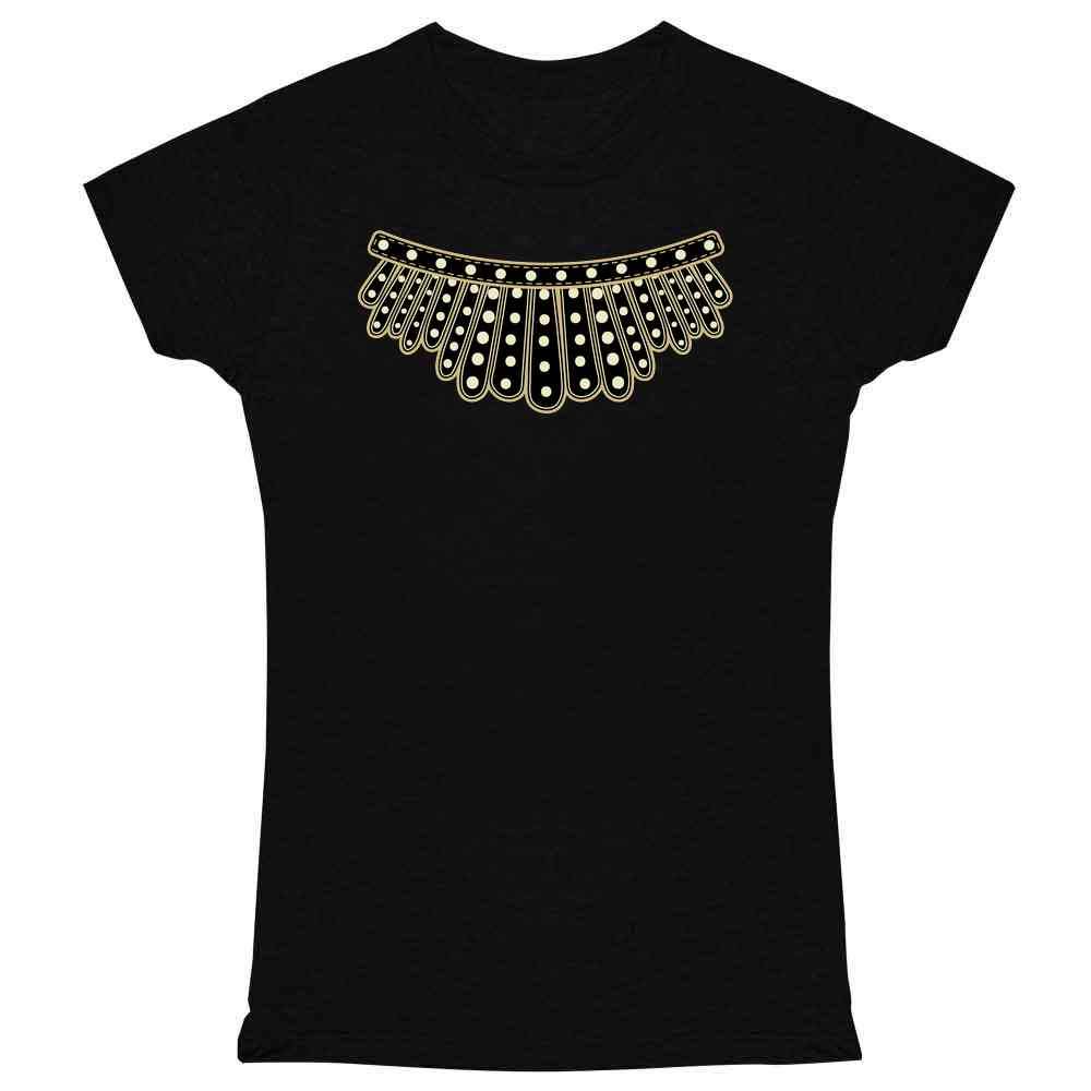 RBG I Dissent Women's T-Shirt with Jabot Collar - Ruth Bader Ginsburg Inspired Feminist Tee for Supreme Court Fans | Perfect for Political Rallies, Women's Rights Events & Casual Wear