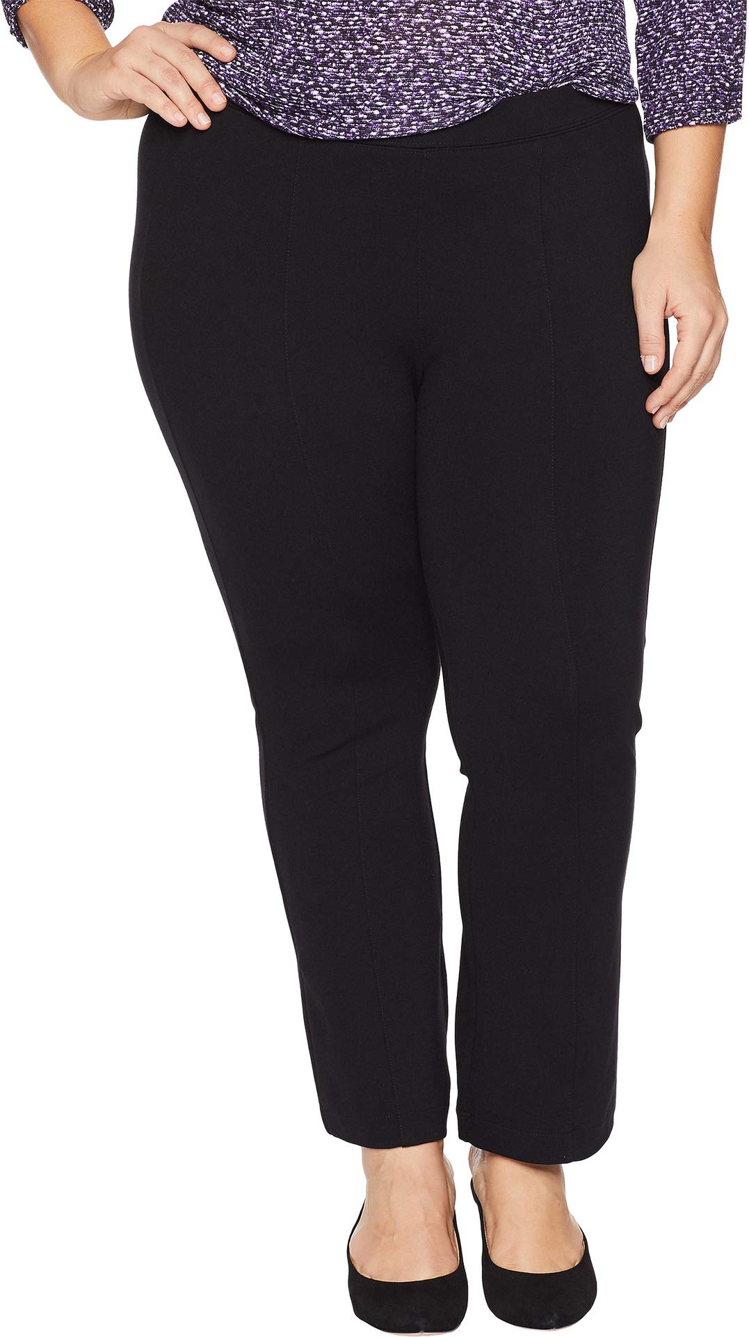 NYDJ Women's Plus Size Cropped Bootcut Pull-On Pants - Comfortable Stretch Trousers for Work, Travel & Casual Wear
