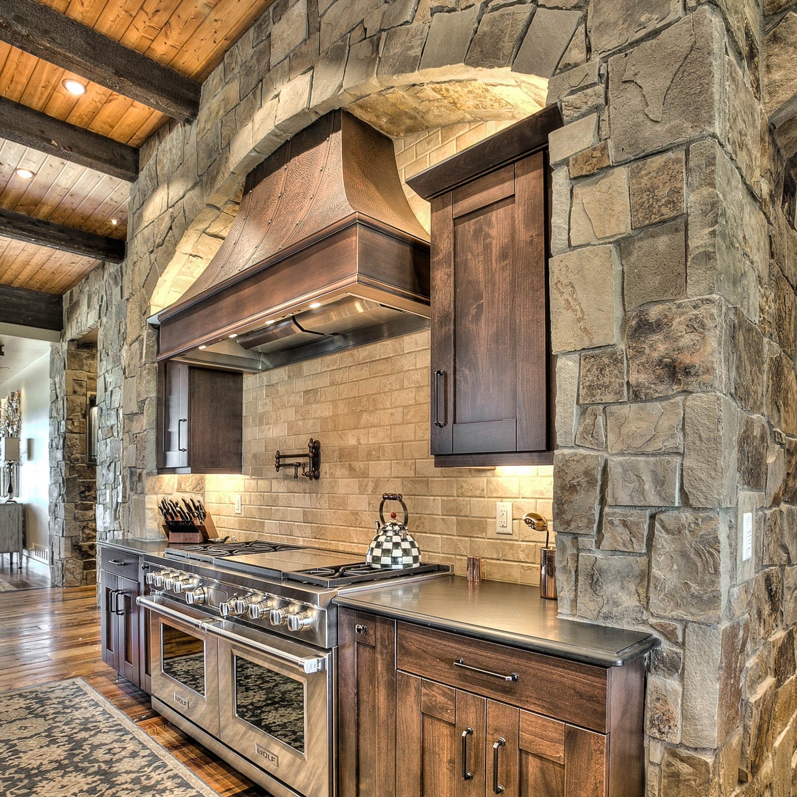 Akicon Custom Handcrafted Copper Range Hood AKH703T - Premium Kitchen Ventilation for Modern Homes | Perfect for Open-Concept Kitchens & Luxury Interior Design