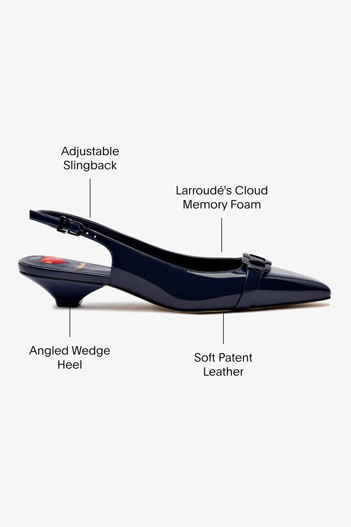 Franca Women's Navy Patent Leather Pumps - Stylish High Heel Dress Shoes for Work, Party & Evening Events