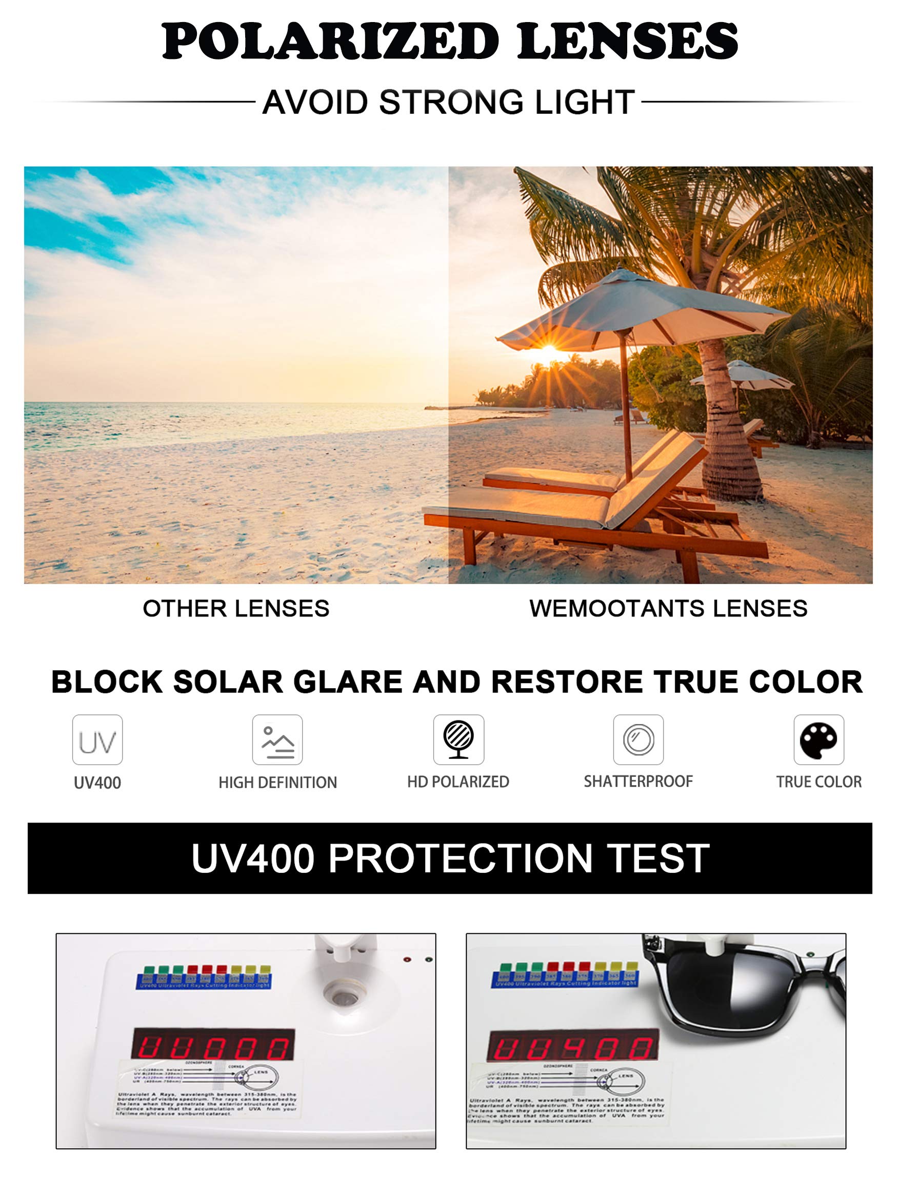 Stylish Narrow Sunglasses for Women & Men - Polarized UV Protection Lenses Reduce Glare - Perfect for Driving, Beach & Outdoor Activities