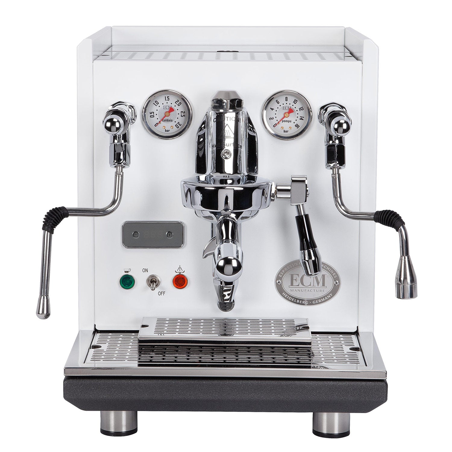 ECM Synchronika Professional Espresso Machine - Premium White Special Edition for Home Baristas & Coffee Shops | Perfect for Espresso, Latte & Cappuccino Making