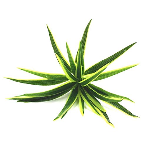 Artificial Spider Plant for Home Decor - Green and White Faux Plant for Bathroom, Garden, Party & Christmas Decoration | Perfect for Indoor Greenery, Office Desk & Wedding Centerpieces
