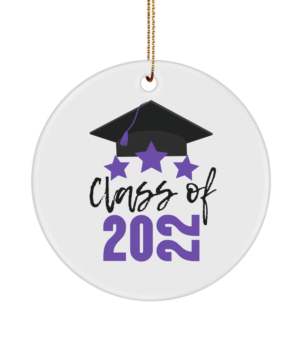 2022 Graduation Ornament - Personalized Graduation Gift for High School & College Graduates - Perfect for Graduation Party Decor & Keepsake