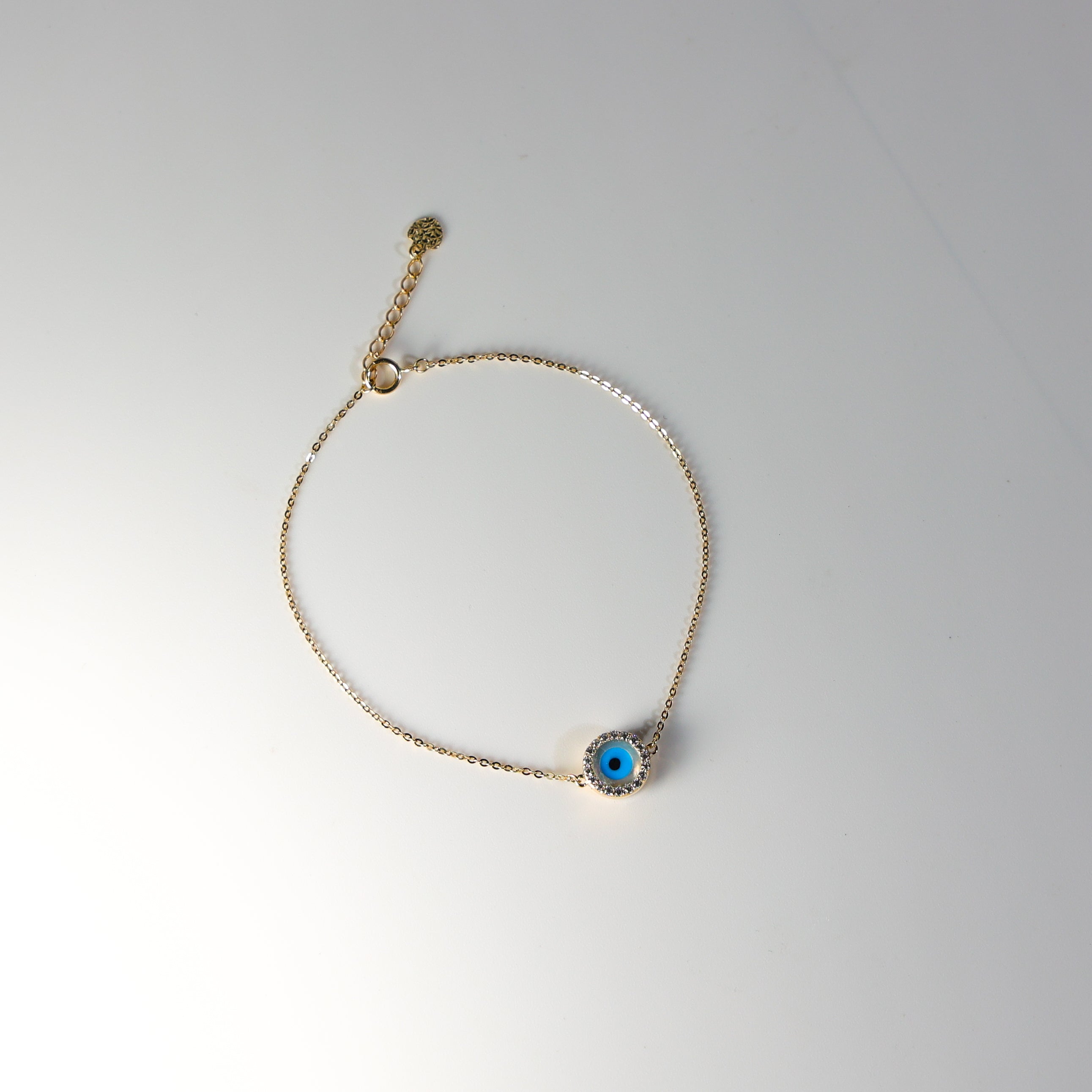 Evil Eye Bracelet for Women - 18K Gold Plated Protection Charm Bangle - AB0560 - Perfect for Gifts, Spiritual Jewelry & Everyday Wear
