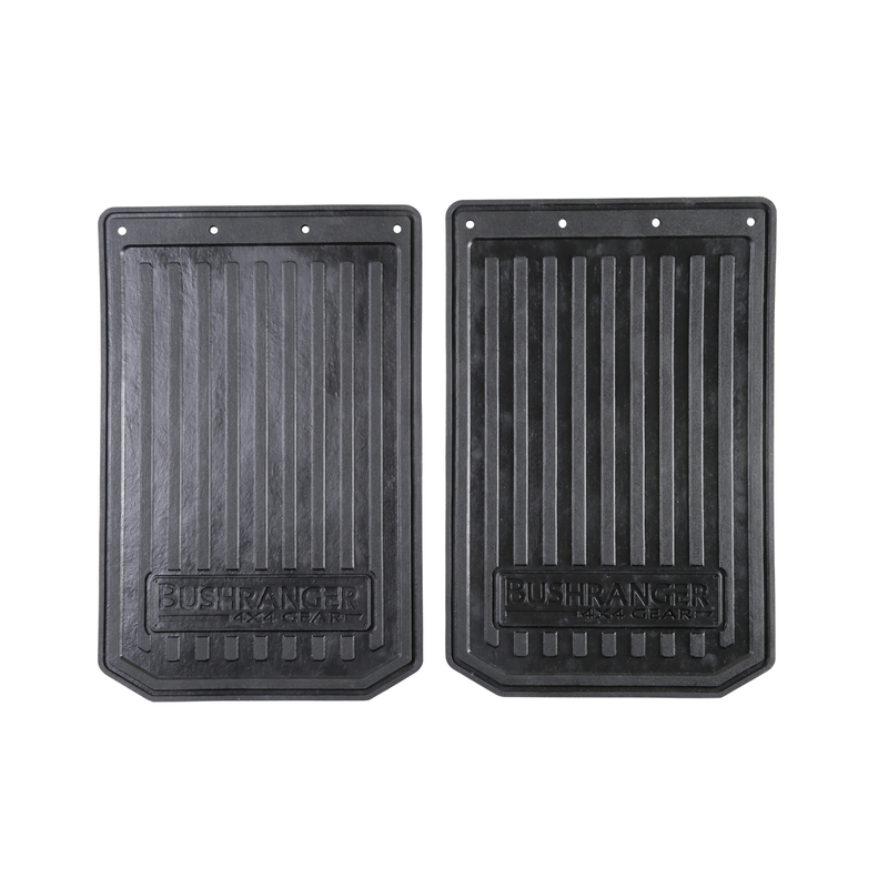 Bushranger Heavy-Duty Molded Mud Flaps 300mm x 460mm (11.8