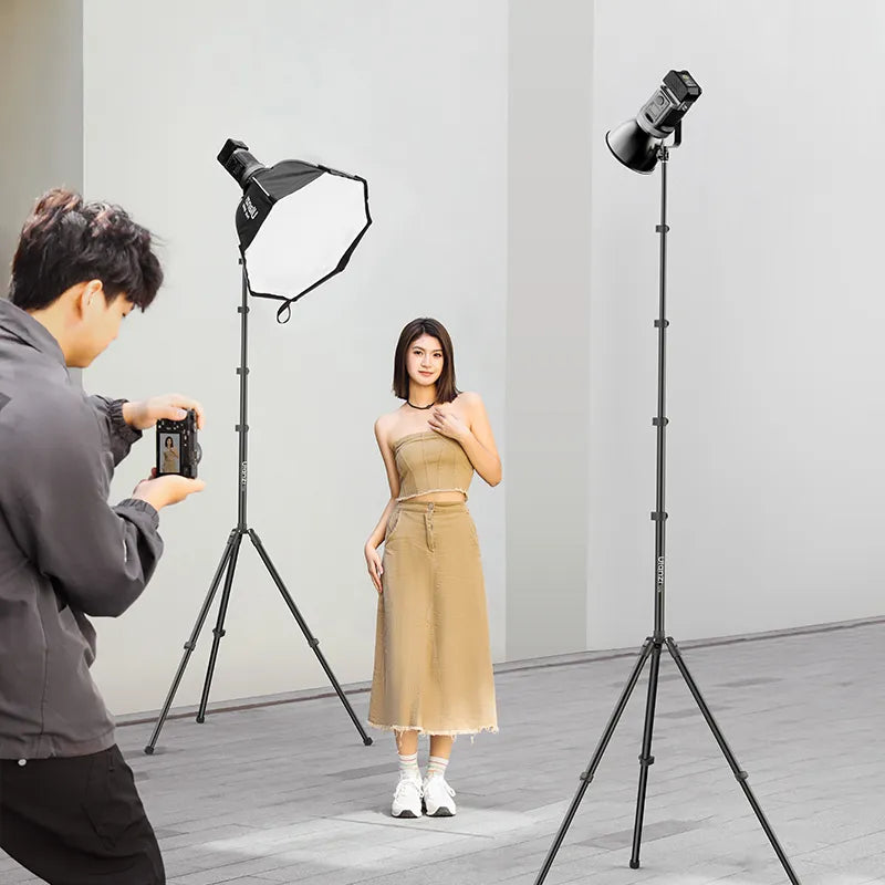 Ulanzi T270 2.7M Professional Aluminum Light Stand with T097 Mount - Perfect for Photography, Videography, and Studio Lighting