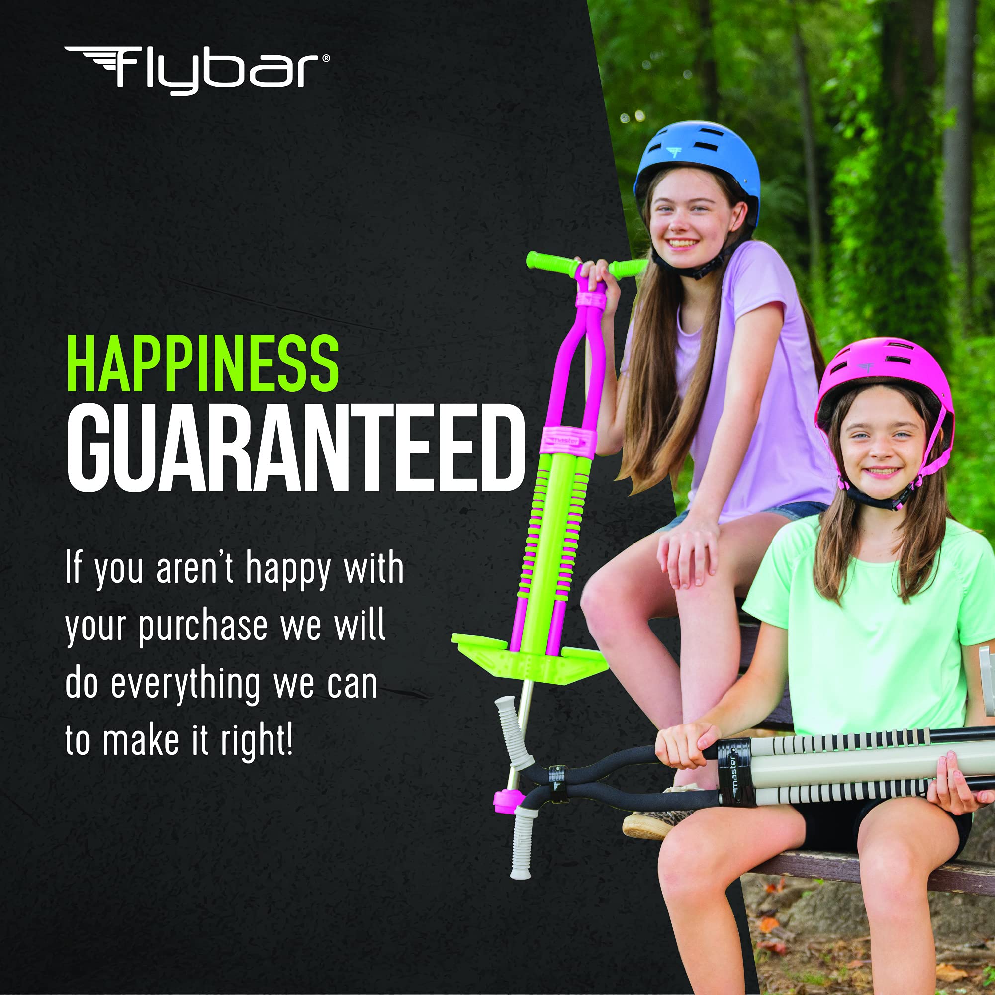 **Flybar Master Pogo Stick for Kids & Teens - Ages 9+, Supports 80-160 lbs, Non-Slip Handles & Pegs, Durable Outdoor Toy for Boys & Girls - Perfect for Backyard Fun, Playgrounds & Active Play**