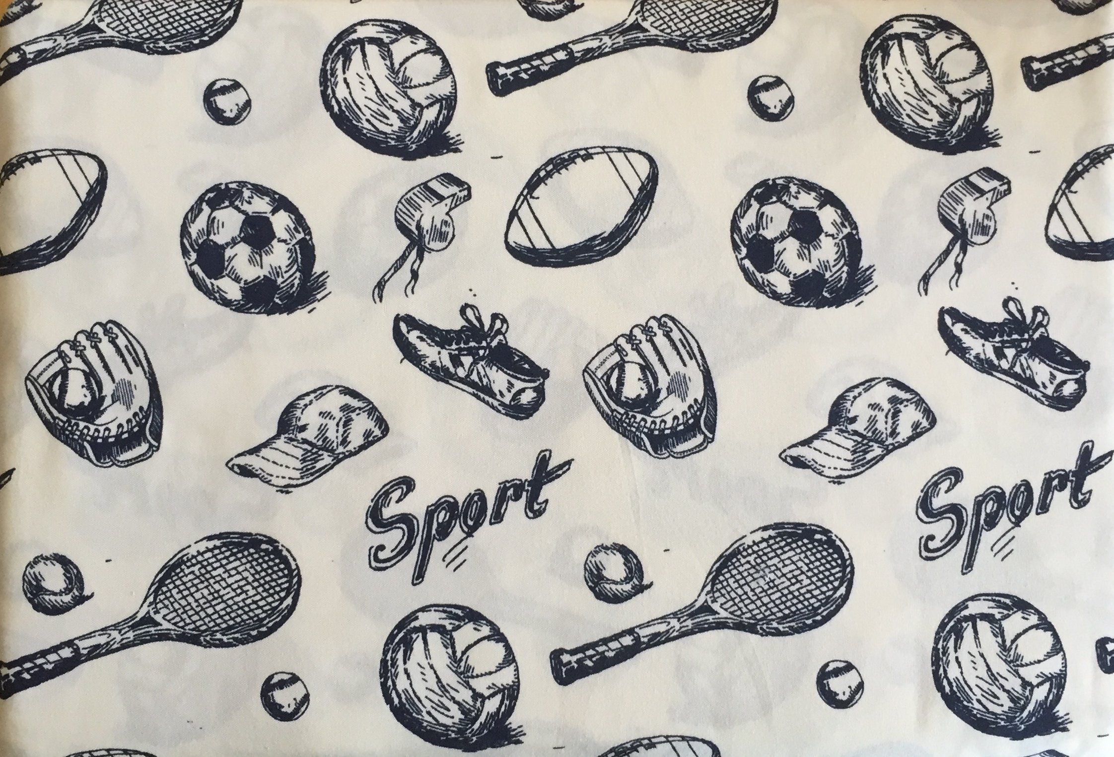 Josh Sports Fan Themed Luxury Twin Sheet Set - Soft 100% Cotton Bedding for Kids & Teens - Perfect for Game Nights, Dorm Rooms & Sports Themed Bedrooms