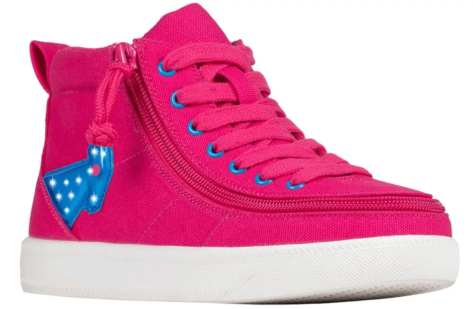 Billy Classic Kids Lace-Up High Top Sneakers - Comfortable & Stylish School Shoes for Boys & Girls - Perfect for Playground, School & Everyday Wear