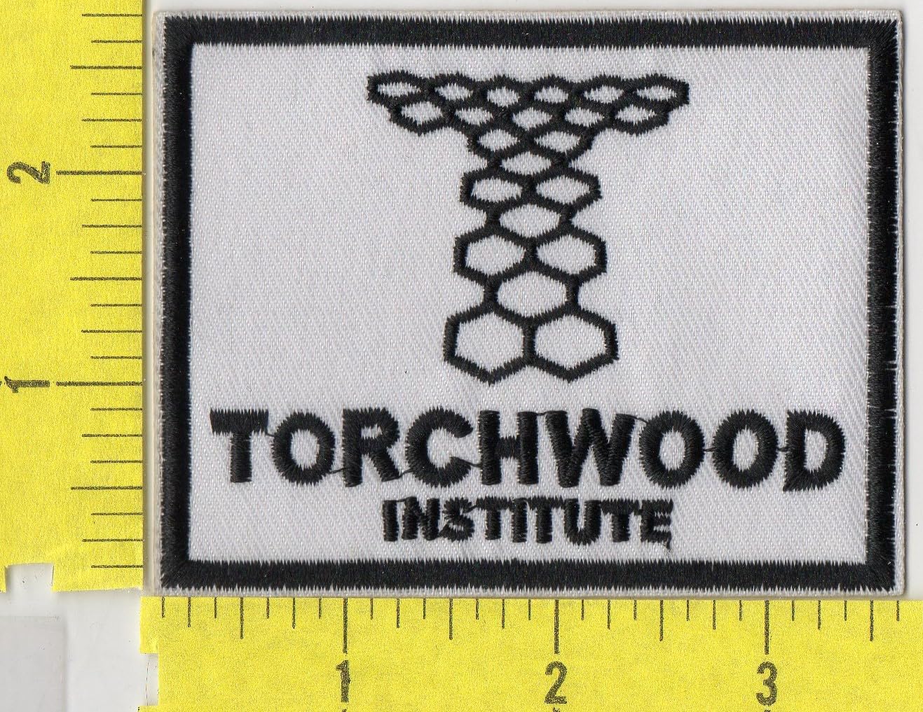 Torch Wood Institute Embroidered Iron-On Patch - Custom Logo Patch for Jackets, Bags & Hats - Durable Sew-On or Iron-On Applique for DIY Clothing & Accessories