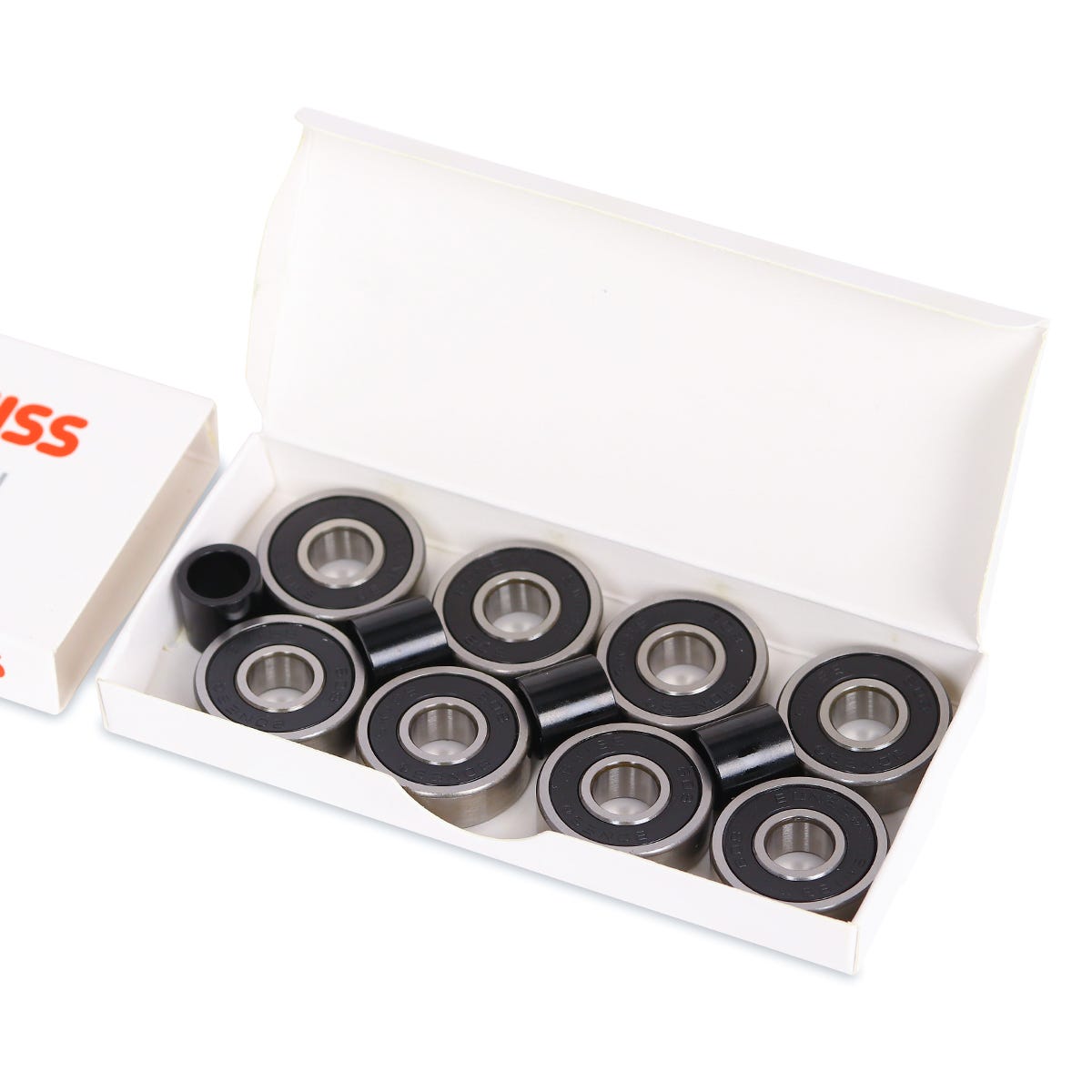 Bones Swiss Bearings - High-Performance Skateboard Bearings for Smooth & Fast Riding | Perfect for Street, Park & Longboard Skating