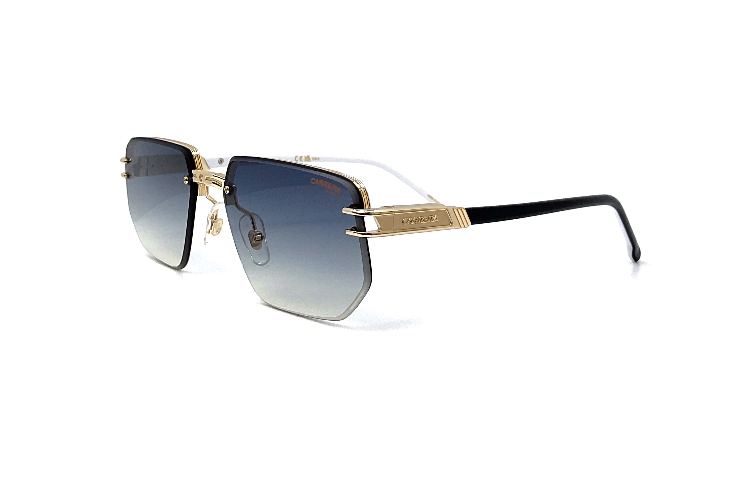 Carrera 1070/S Black & White Sunglasses - Polarized UV Protection for Men & Women - Perfect for Driving, Running, and Outdoor Activities