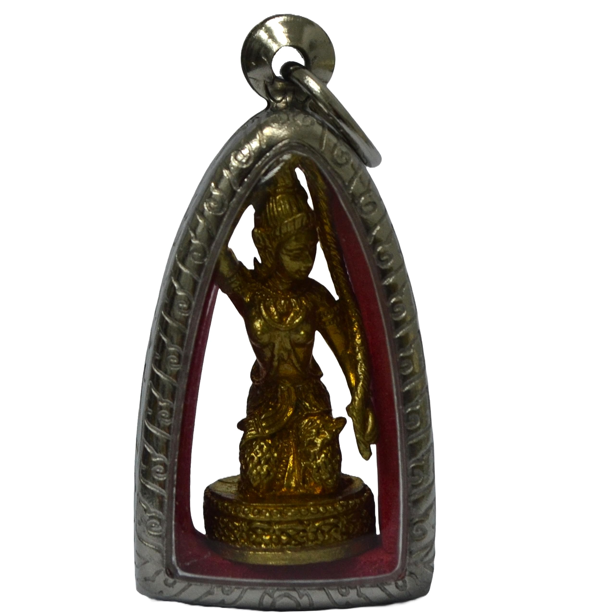 WitnyStore Authentic Thai Magic Pendant - Mother Earth Buddha Amulet for Good Luck & Protection | Mini Thai Buddhist Talisman | Perfect Spiritual Gift for Meditation, Travel & Daily Blessings
