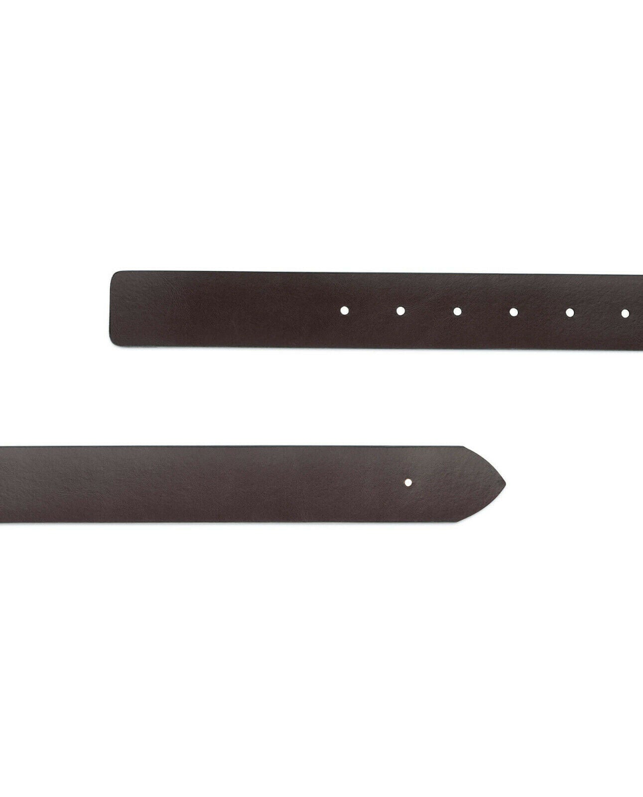 Montblanc Replacement Reversible Men's Belt Strap 35mm - Brown & Black Leather Dress Belt for Business & Formal Occasions