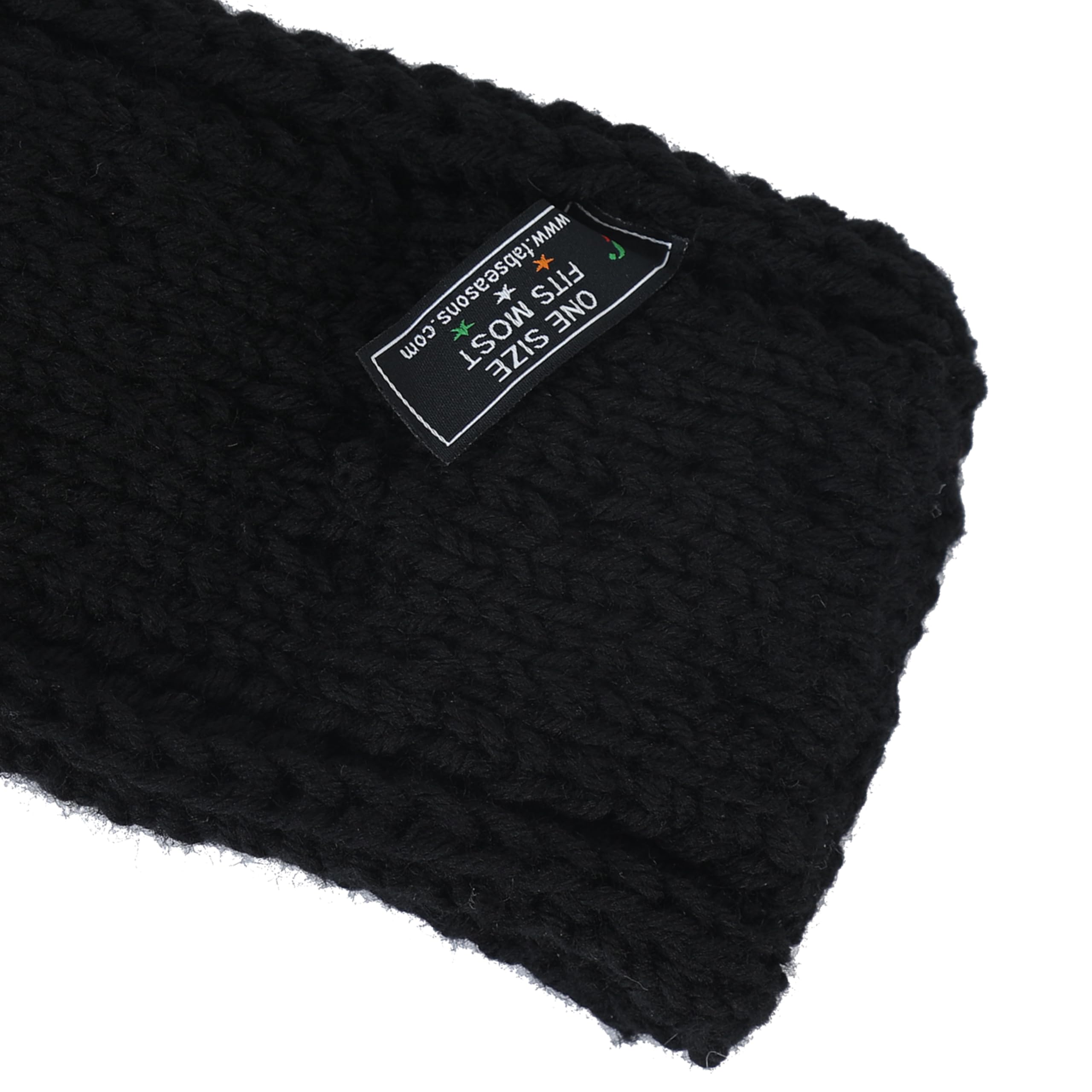FabSeasons Acrylic Woolen Skull Stretch Headband - Winter Ear Warmer & Fashion Hair Accessory for Women & Girls - Perfect for Skiing, Snowboarding & Cold Weather Activities