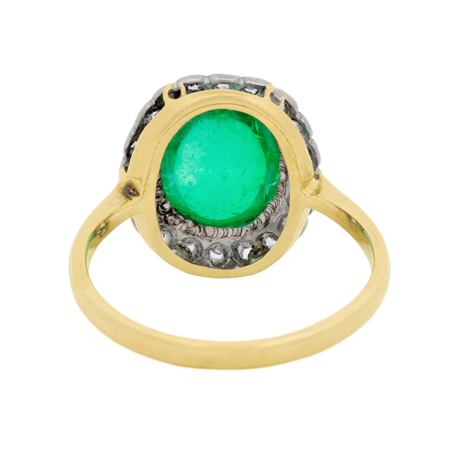 Exquisite Victorian 18K Gold & Sterling Silver GIA Certified Colombian Emerald Engagement Ring for Women - Perfect for Proposals, Anniversaries & Special Occasions