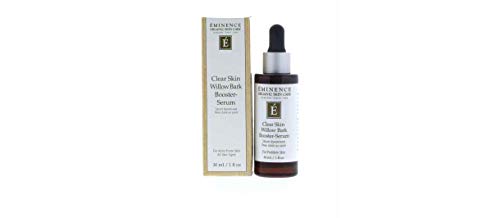Eminence Organic Clear Skin Willow Bark Booster Serum for Acne Prone Skin - 30ml/1oz | Natural Acne Treatment, Oil Control & Blemish Reduction | Perfect for Daily Skincare Routine & Sensitive Skin Care