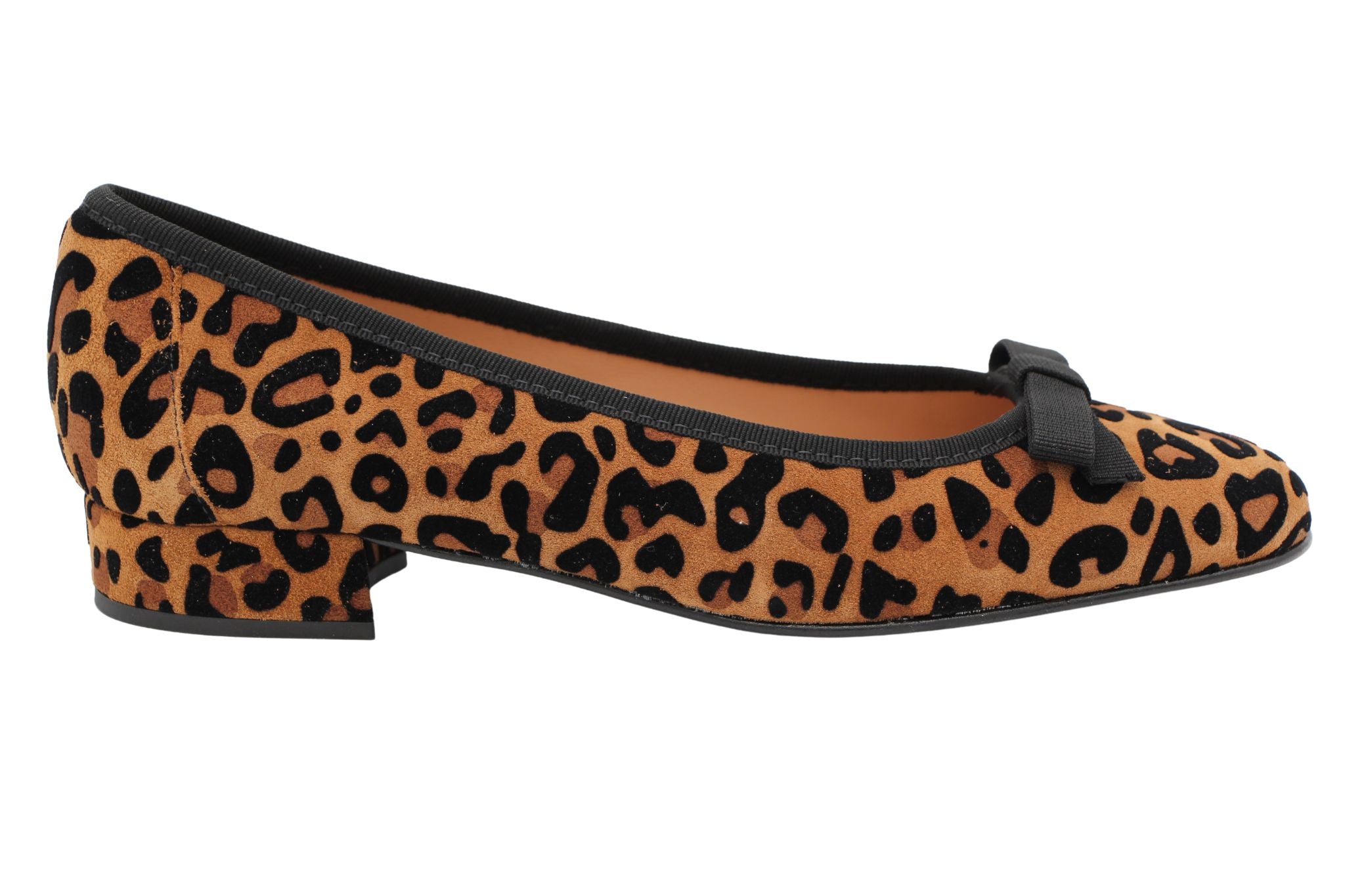 Fabucci Women's Leopard Print Ballet Flats - Comfortable Slip-On Shoes for Casual Wear, Office & Everyday Outfits