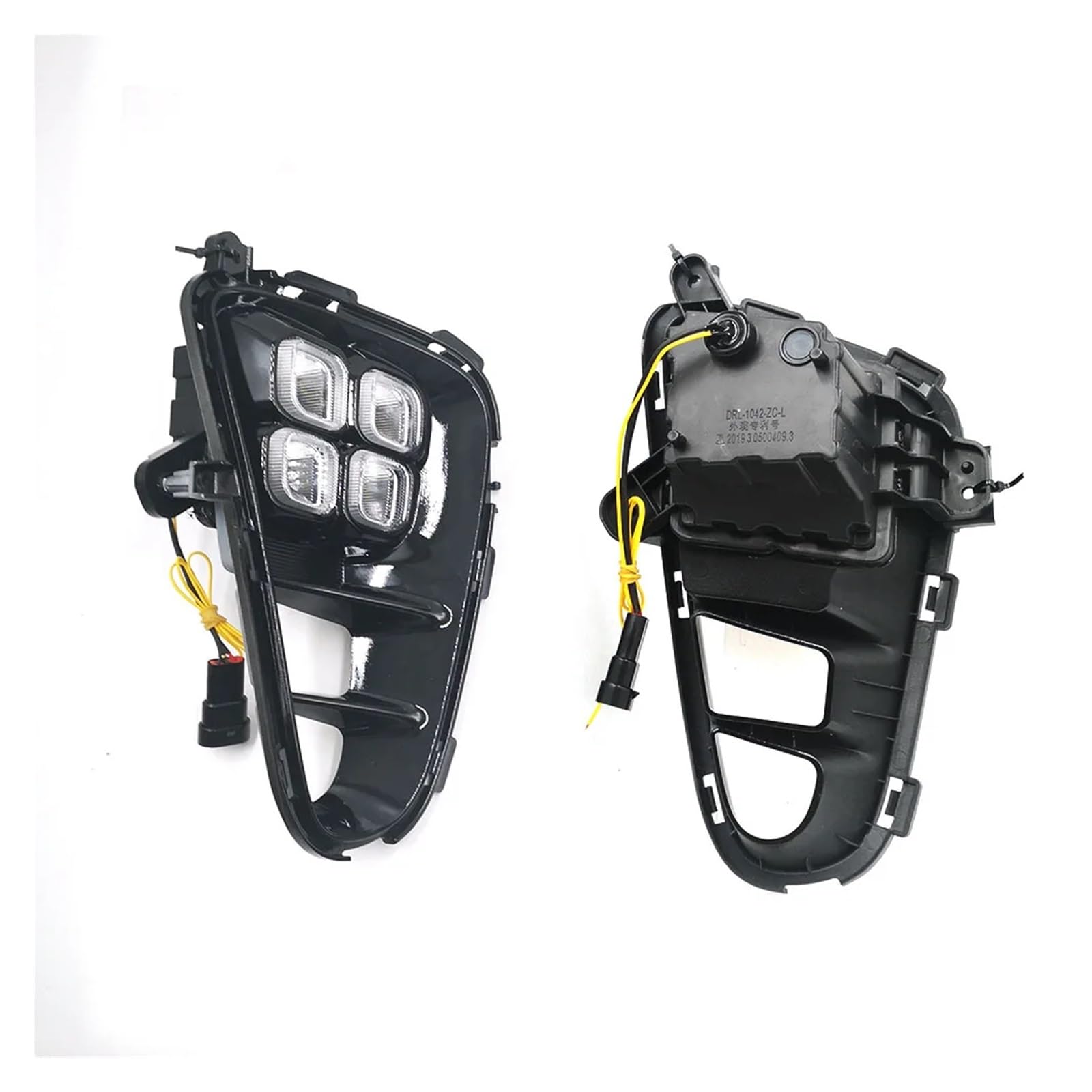 Compatible LED Fog Lights & DRL Headlights for Kia Picanto 2017-2020 - Daytime Running Lights Front Bumper Lamp Assembly - Perfect for Night Driving & Enhanced Visibility