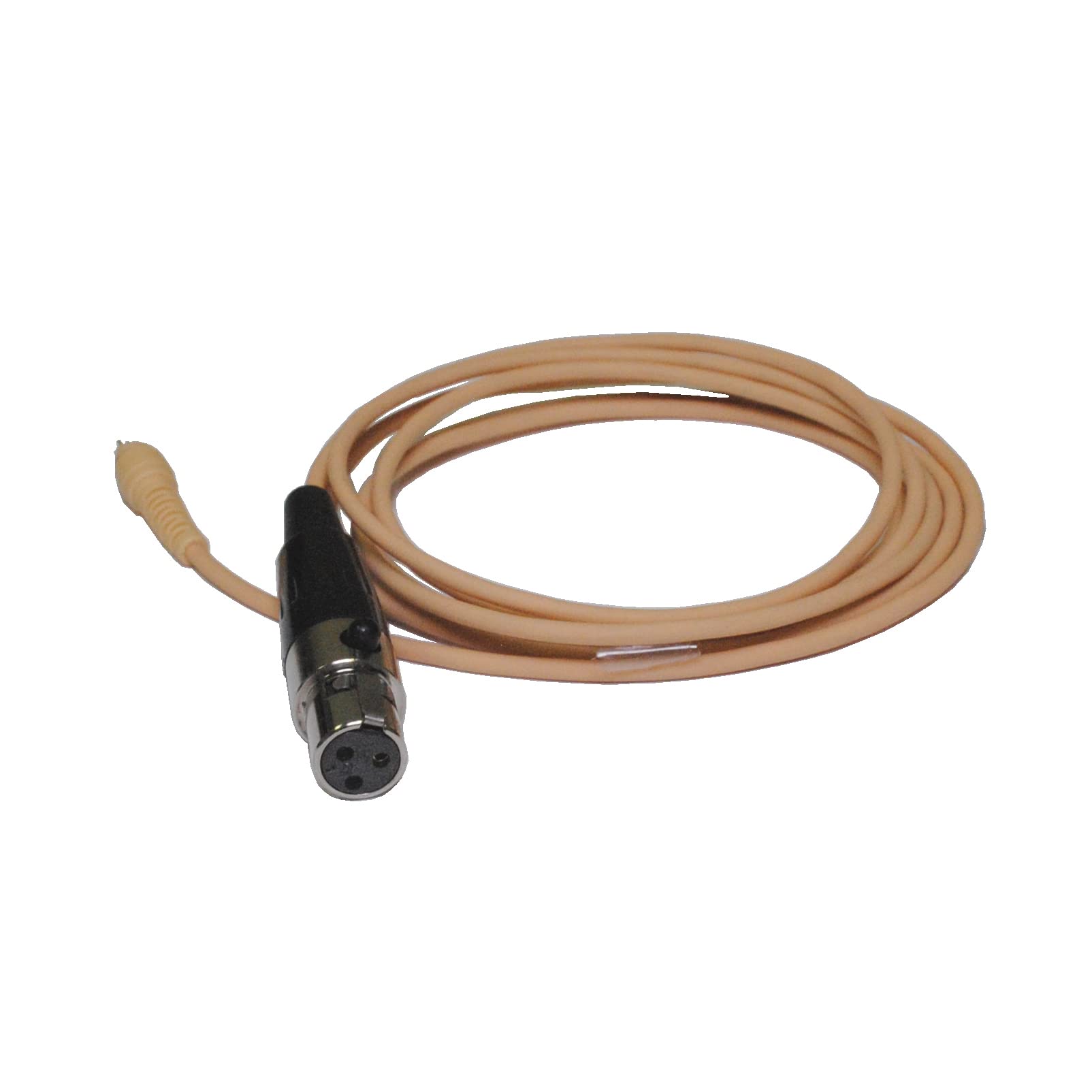 U-Voice UVG20 Tan Professional Headset Microphone with Detachable Straight Cable - Compatible with AKG Headsets - Perfect for Podcasting, Gaming & Live Streaming