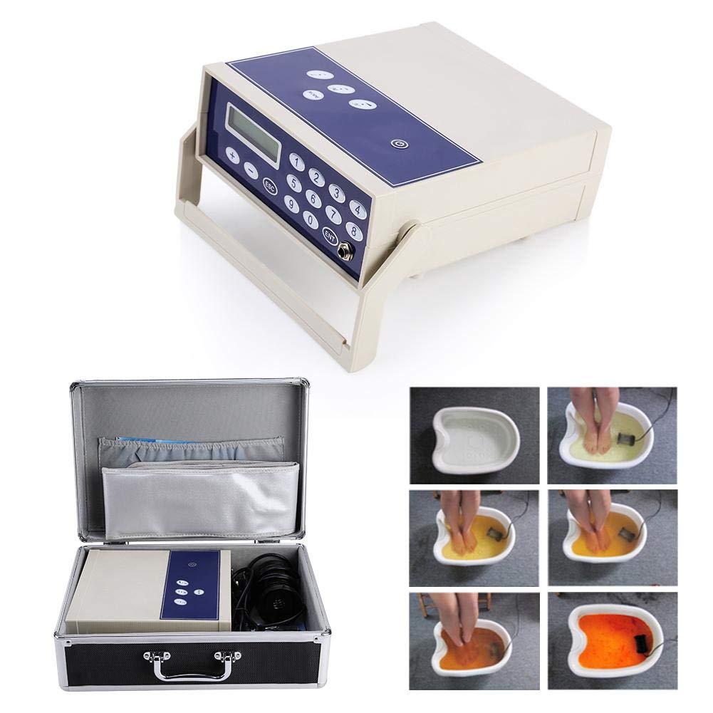 Ion Detox Foot Spa Machine with LED Display - Professional Foot Bath & Body Cleansing Device, Ionic Detox Footbath with Waist Belt for Home Spa Therapy (220V EU Plug) | Perfect for Relaxation, Foot Care & Detoxification