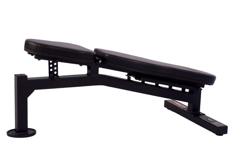 Powertec Streamline Utility Bench - Heavy Duty Adjustable Weight Bench for Home Gym Workouts - Perfect for Strength Training, Cardio & Full Body Exercises