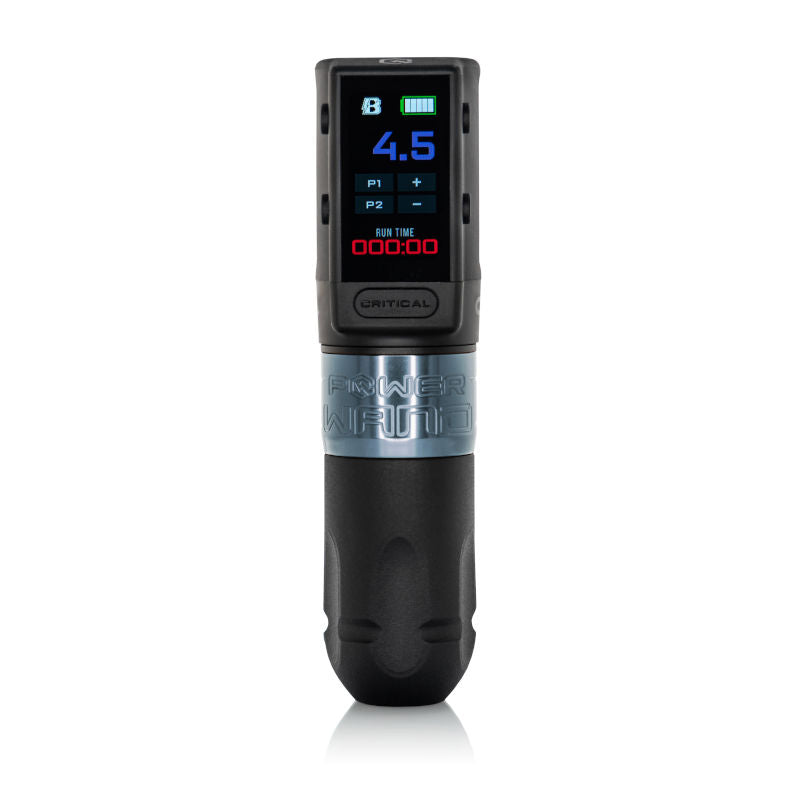 Bishop x Critical V2 Advanced Power Wand Full Set Pen Machine - Professional Tattoo Equipment for Artists & Beginners - Perfect for Studio, Home & Travel Use