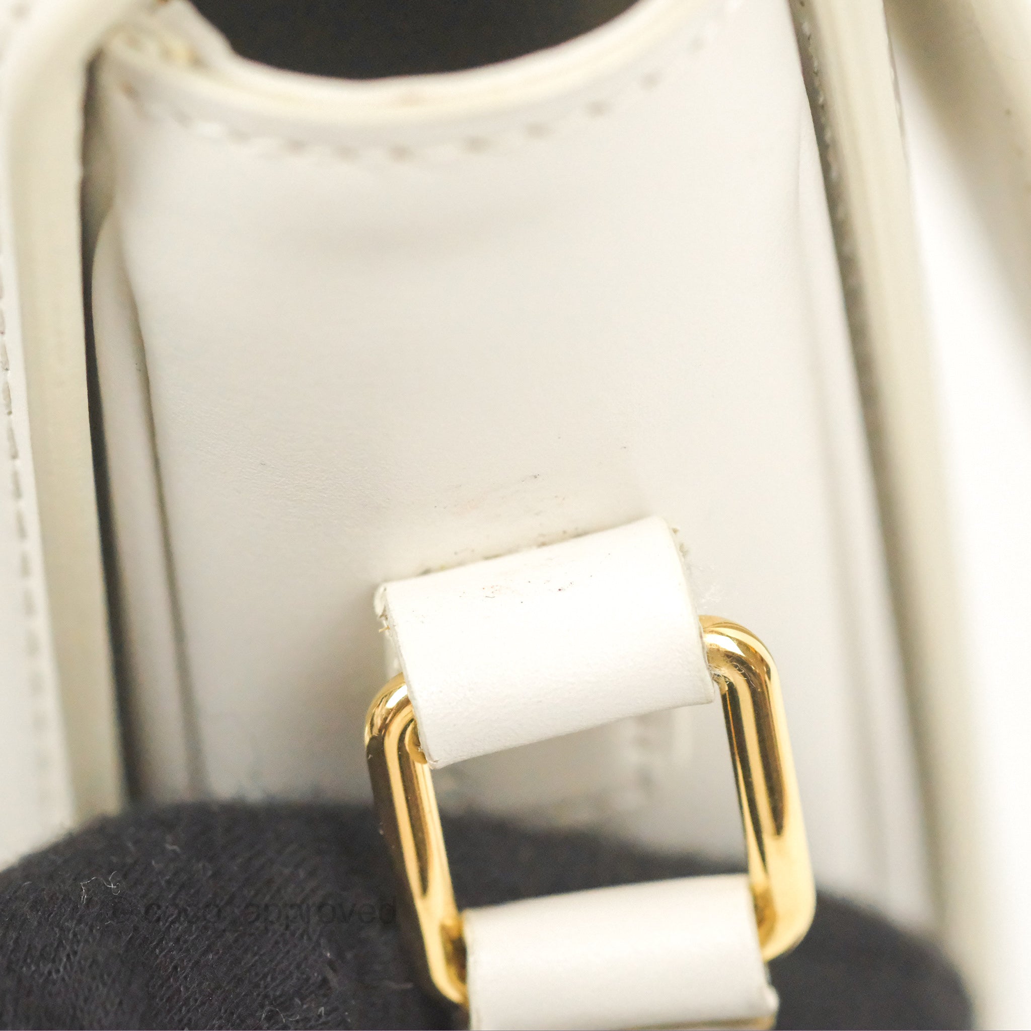 Celine Teen Triomphe Bag in Shiny White Calfskin Leather - Perfect for Everyday Use, Work & Special Occasions