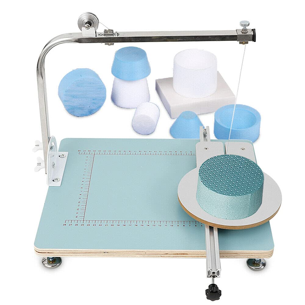 Adjustable Angle Hot Wire Foam Cutter Machine - Professional Styrofoam Cutting Tool with Work Table for DIY Craft, Foam Sponge Carving & Model Making - Perfect for Hobbyists, Cosplay Props & Home Decoration Projects