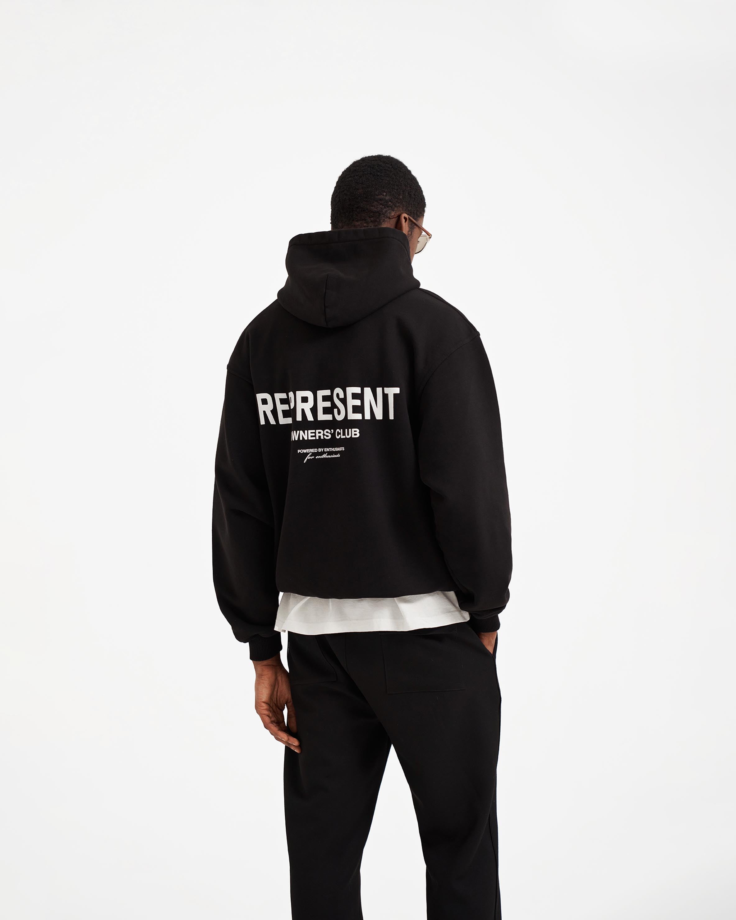 Represent Owners Club Hoodie - Black | Premium Streetwear for Men & Women | Perfect for Casual Outfits & Urban Fashion