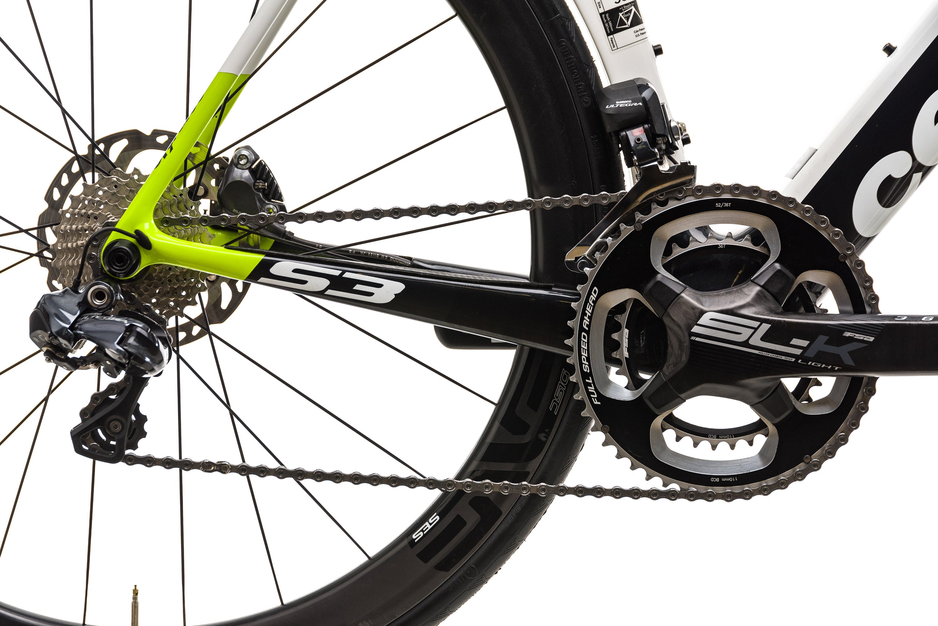 2018 Cervelo S3 Disc Road Bike - 56cm Carbon Frame, Shimano Ultegra Groupset | High-Performance Racing & Endurance Cycling for Road Enthusiasts