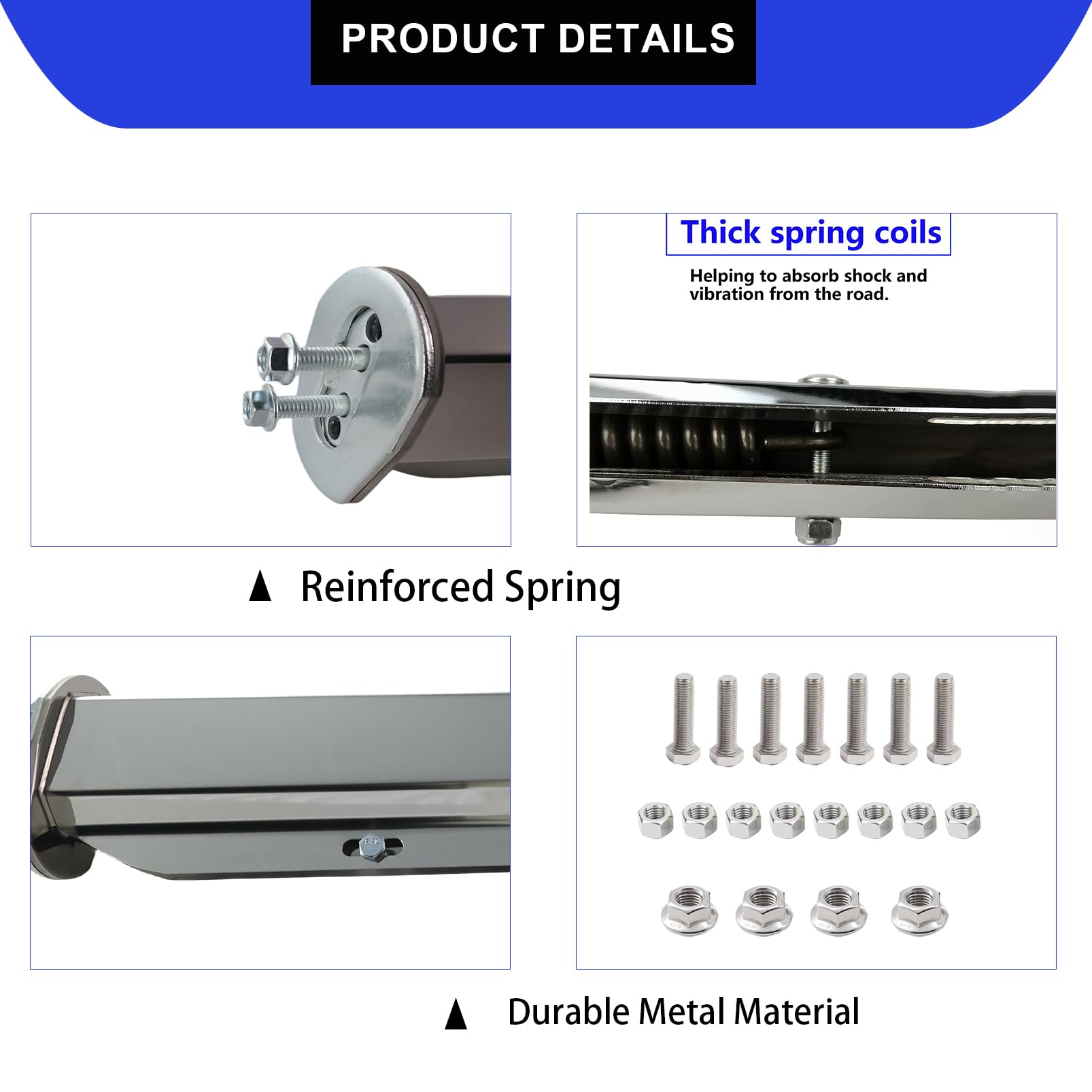 Heavy-Duty Angled Mud Flap Hanger Bracket for Semi Trucks - 1-1/8