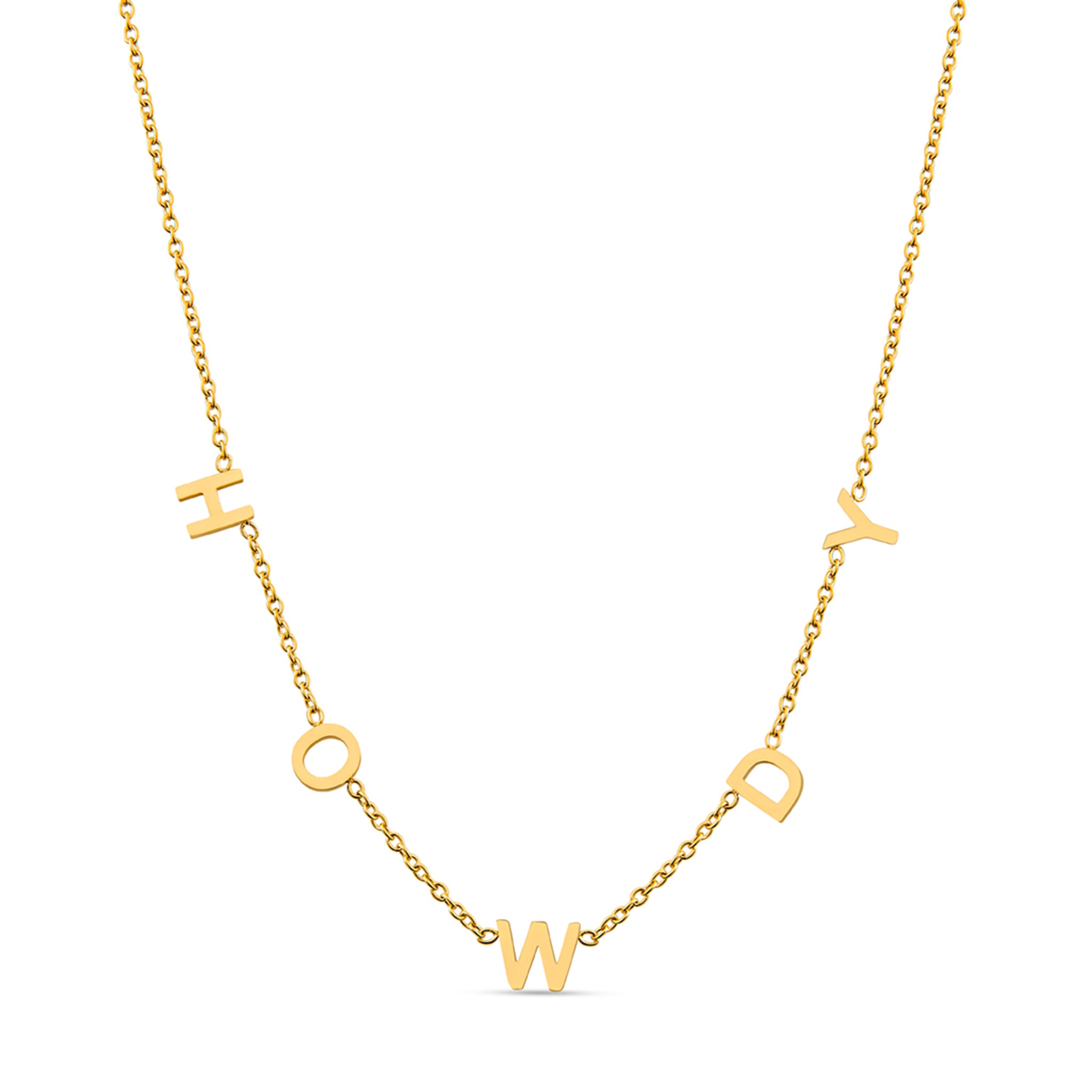 18K Gold Letter Necklace for Women - Personalized Initial Pendant Jewelry Gift for Her - Perfect for Birthdays, Anniversaries & Special Occasions
