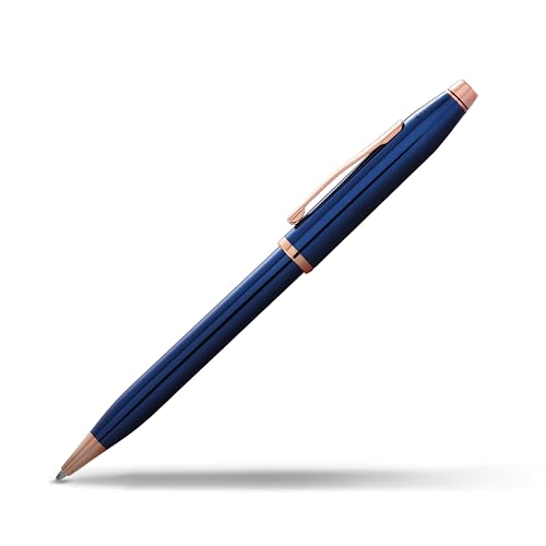 Translucent Cobalt Blue & Rose Gold