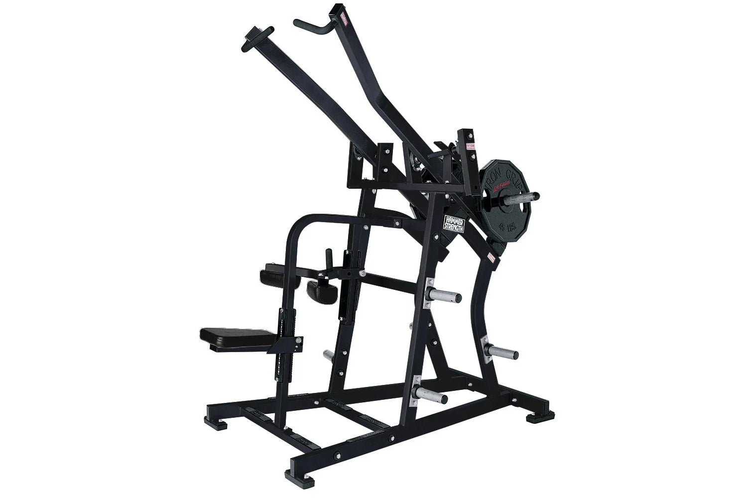 Hammer Strength Plate Loaded Iso-Lateral Wide Pulldown Machine - Professional Gym Equipment for Back Workouts & Strength Training