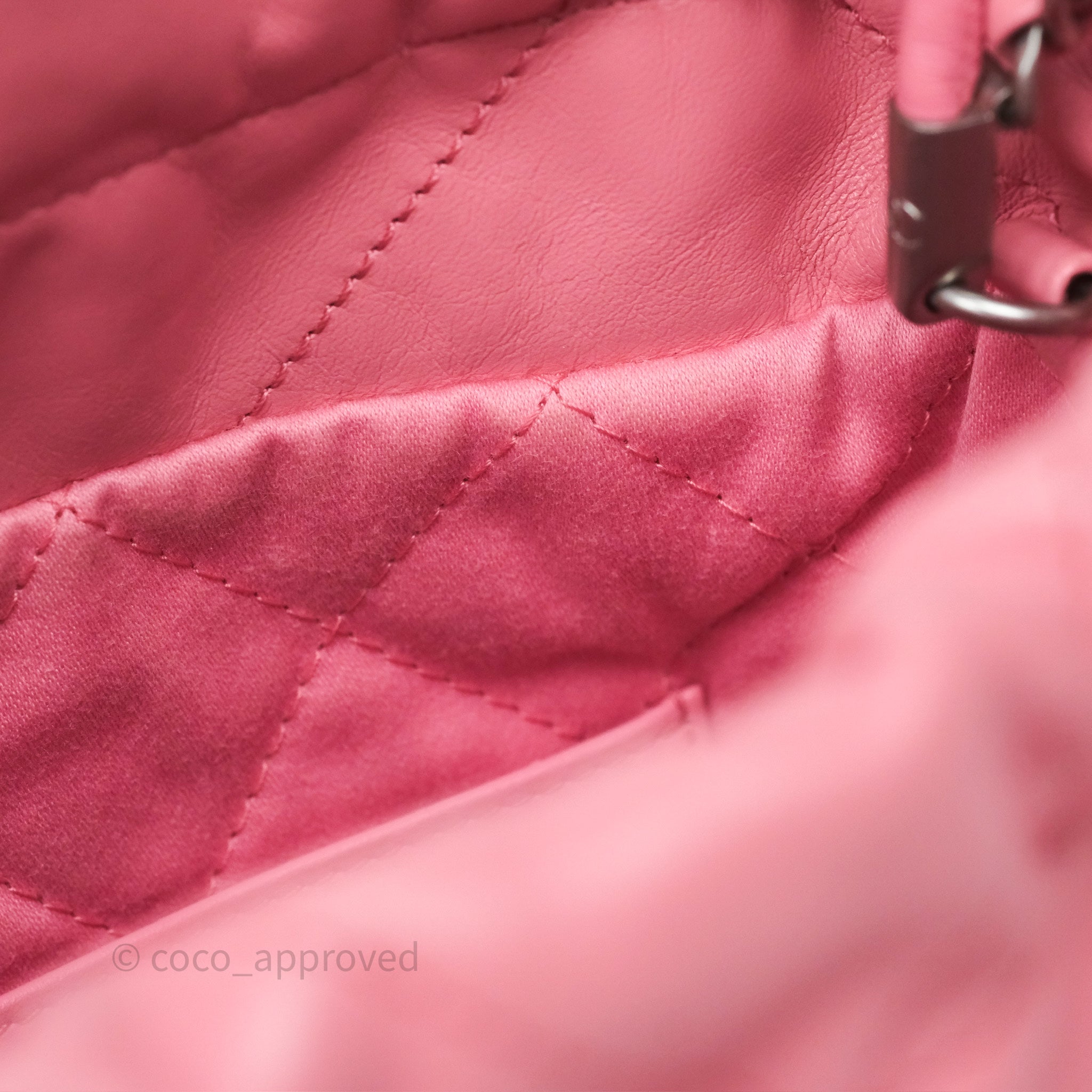 Chanel 22 Mini Bag in Pink Shiny Crumpled Calfskin with Matte Silver Hardware - Luxury Crossbody Purse for Women, Perfect for Date Night & Evening Events
