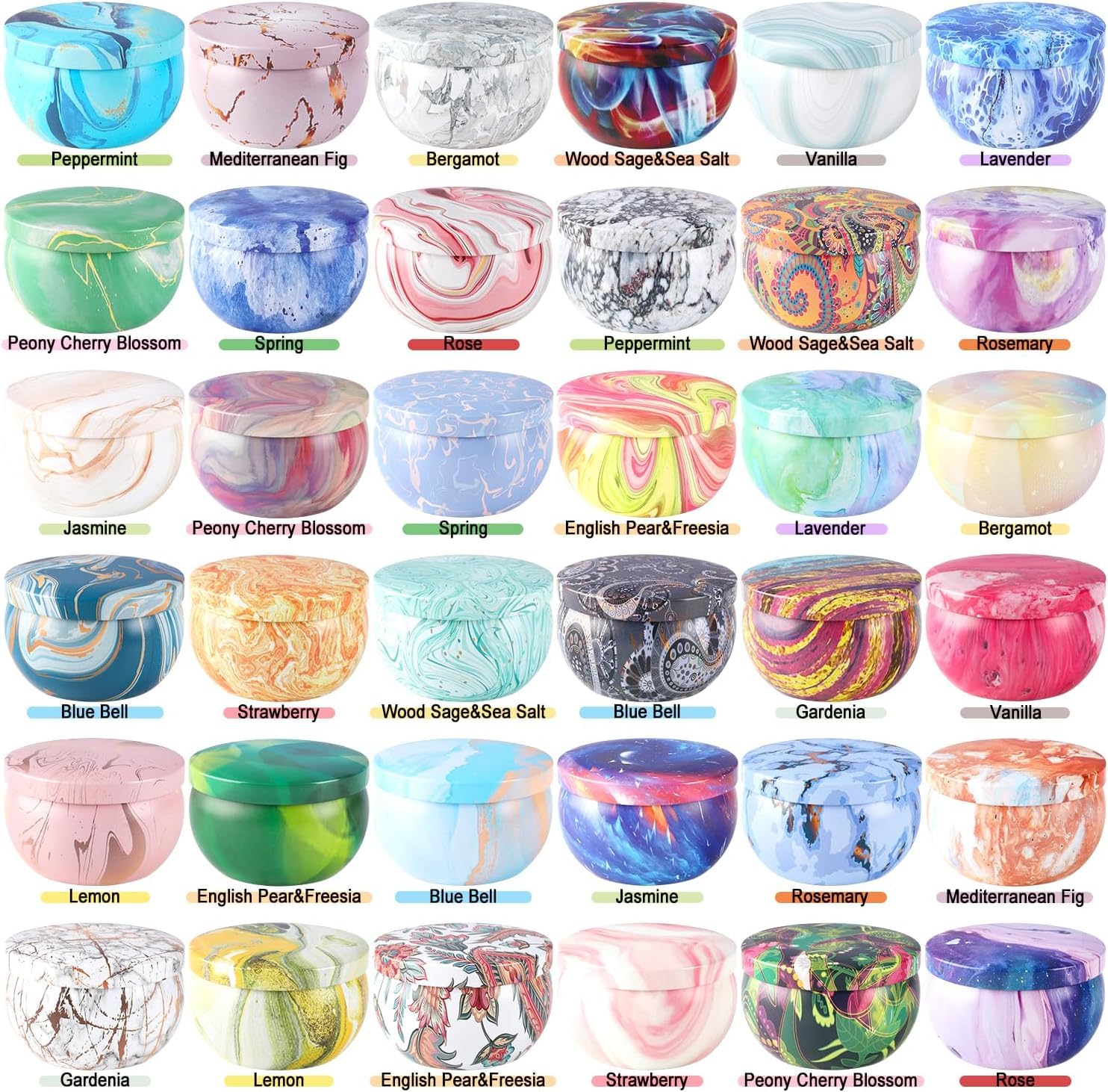 36 Pack Scented Candles Gift Set for Women - 2.5oz Aromatherapy Candles with Relaxing Fragrances, Portable Jar Candles for Spa, Yoga, Bath, Stress Relief & Home Decor - Perfect for Gifts, Meditation & Romantic Ambiance