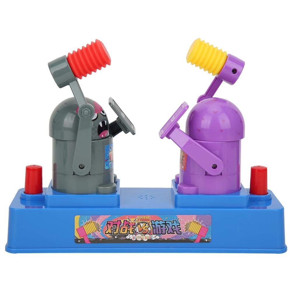 Qiilu Duokon Battle Hammer Toy - Plastic Tabletop Game for Kids | Fun & Educational Interactive Stress Relief Toy for Children | Perfect for Family Game Nights & Classroom Activities
