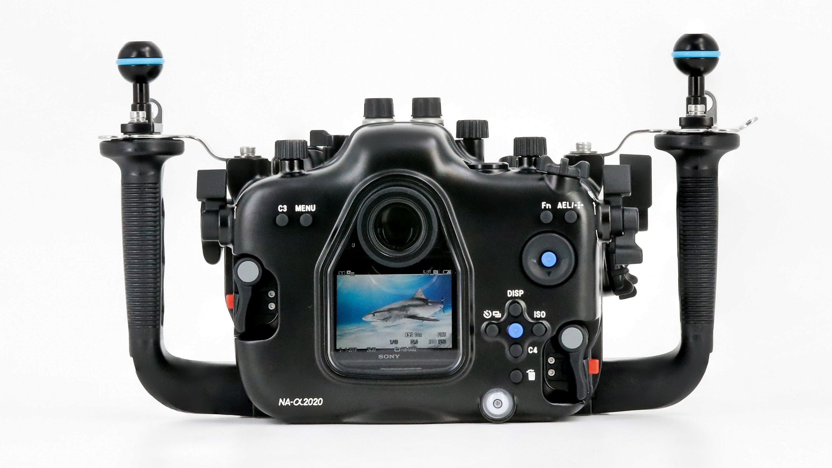 Sony A9II A7RIV Camera Housing Case with HDMI 2.0 Support - Durable Protective Cover for Professional Photography & Outdoor Shooting