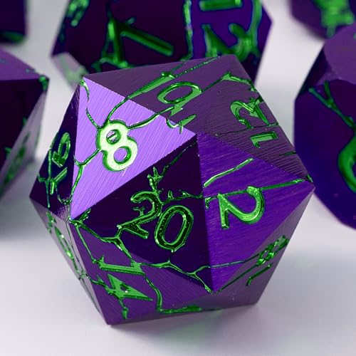 Purple With Green Cracks